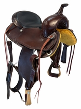 SOLD 2026/05/06 16 inch HR Hud Roberts Mule Saddle 394H SAVE $150 CLEARANCE