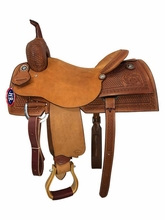 15" to 17" HR Hud Roberts Signature Cutting Saddle 732H