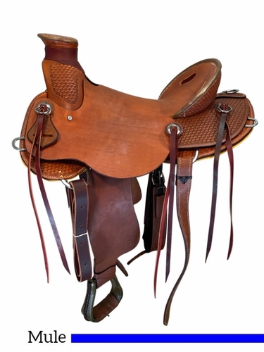14.5" to 17" HR Hud Roberts Mule Wade Saddle 845