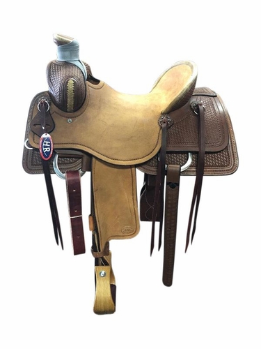15" to 17.5" HR Hud Roberts Pecos Rancher Saddle 808