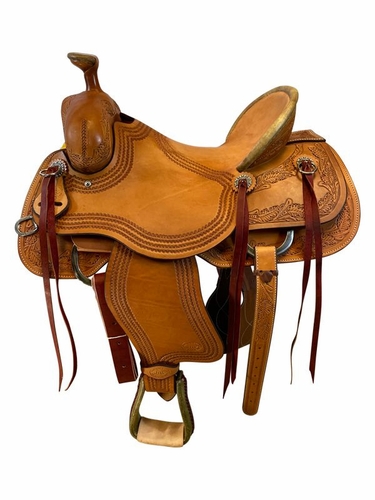 15" to 17" HR Hud Roberts Association Ranch Saddle 64