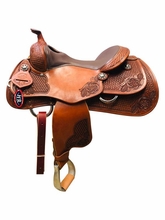 15" to 17" HR Hud Roberts Reining Saddle 763
