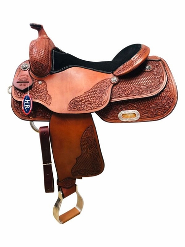 14.5" to 16" HR Hud Roberts Reiner Saddle 60