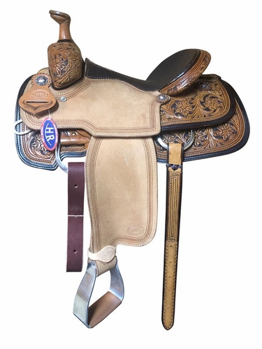 14.5" to 18" HR Hud Roberts Signature Series TM Roper Saddle 800