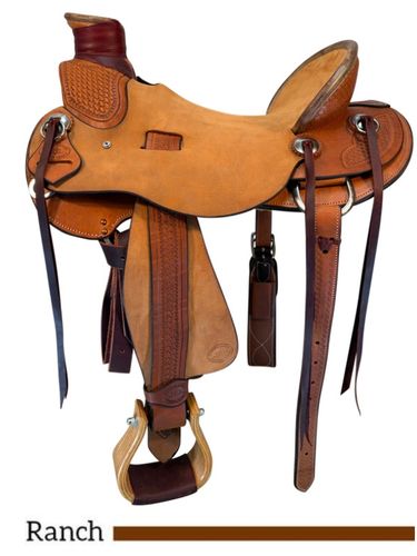14" to 17" HR Hud Roberts Staci Wade Ranch Saddle 780
