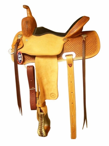 14" to 16.5" HR Hud Roberts Western Trail Saddle 400