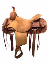 16" to 17" Hud Roberts HR Ranch Cutter Saddle 318