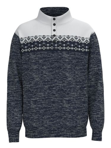 Hooey Mens Stevie Maritime Aztec Pattern Pullover HH1348BLWH
