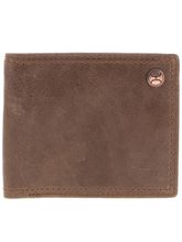 Hooey Classic Smooth Brown Bifold Wallet HBF001-BR