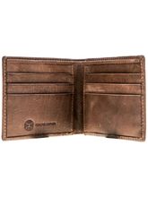 Hooey Classic Smooth Brown Bifold Wallet HBF001-BR