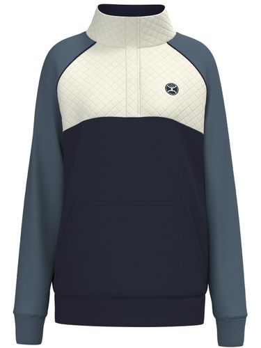 Hooey Womens Prime 1/4 Zip Sweatshirt HH1350CRNV
