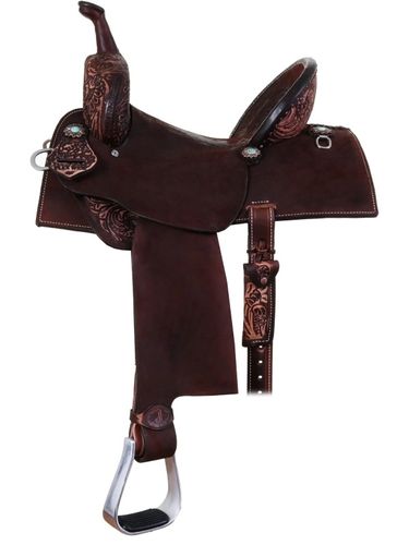 Double J Pozzi Pro Flex Barrel Racer Saddle SBPF142 CLEARANCE