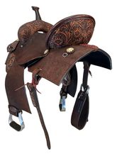 Double J Pozzi Pro Flex Barrel Racer Saddle SBPF142 CLEARANCE