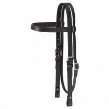 JT International Western Leather Browband Draft Headstall 42-97
