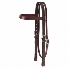 JT International Western Leather Browband Draft Headstall 42-97