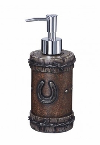 JT International Horseshoe and Barbwire Soap Pump 87-1273