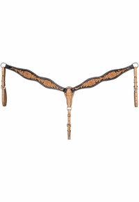 JT International Royal King Flared Two Tone Floral Breastcollar 41-146