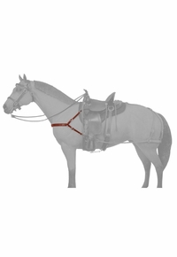JT International Royal King Mule 4-Point Leather Breastcollar 41-934
