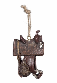 JT International Western Saddle Ornament 91-1132