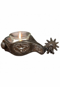 JT International Western Spur Votive Candle Holder