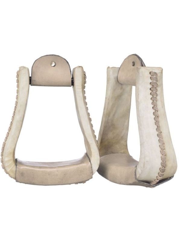 Angled Deep Roper Stirrup - Lightweight Aluminum Riding Stirrup For Western Saddles