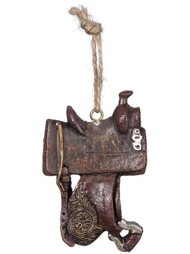 JT International Western Saddle Ornament 91-1132