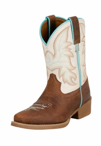 Kids Justin Whinny Western Boot JK2794