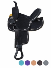 10� to 13� King Series Youth Stratford Suede Barrel Saddle ks93