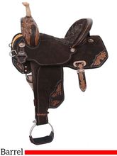 13.5" to 17" Circle Y Martha Josey Lightspeed Barrel Saddle MJ04