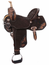 13.5" to 17" Circle Y Martha Josey Lightspeed Barrel Saddle MJ04