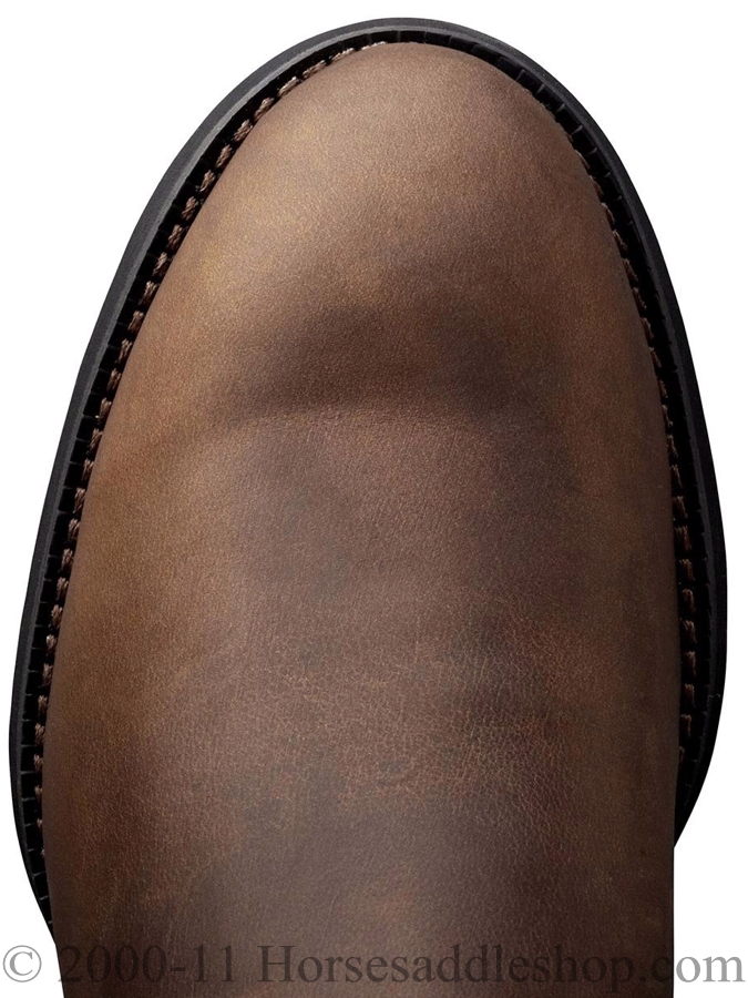Bottes marron homme cowboy bout rond Ariat Heritage Roper 10002284
