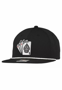 Mens Ariat Embroidered Aces Black Cap A300086901