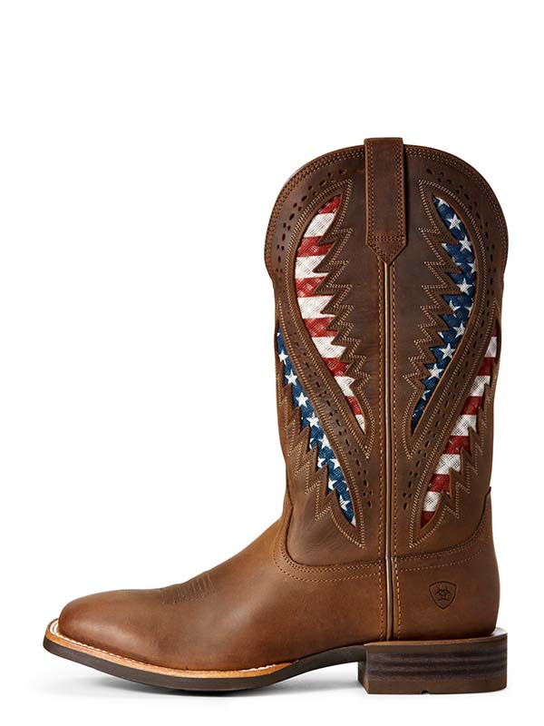 Ariat Quickdraw Venttek – Stivaletti Western Bambini In Pelle Con Inserti Traspiranti - 5
