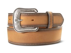 Men�s Ariat Scalloped Billets Brown Belt A1044302