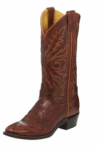 Men's Justin Buck Chestnut Western Boots 1560
