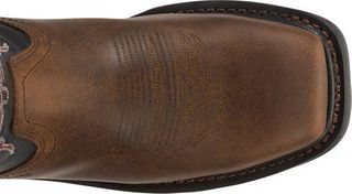 Men's Justin Commander-X5 Tanker Black Steel Toe Work Boots WK2104