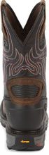 Men's Justin Commander-X5 Tanker Black Steel Toe Work Boots WK2104