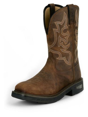 Men�s Justin Rigman 11� Waterproof Comp Toe Work Boots CR4019