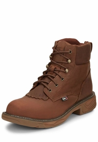 Men's Justin Rush Waterproof Lace-Up Work Boot SE465 ZDS