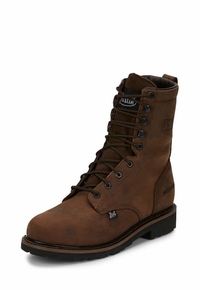 Men's Justin Waterproof Lace-Up Steel Toe Work Boot SE961