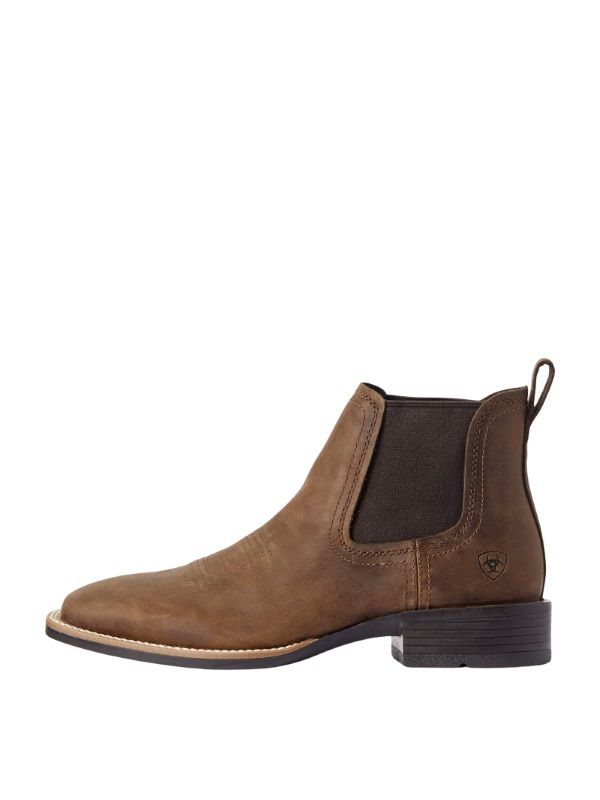 Ariat Men's Booker Ultra Round Toe Western Boot - Comfortable, Durable & Eco-Conscious Leather