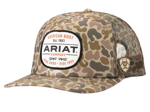 Mens Ariat Duck Camo Patch Cap A3000871156