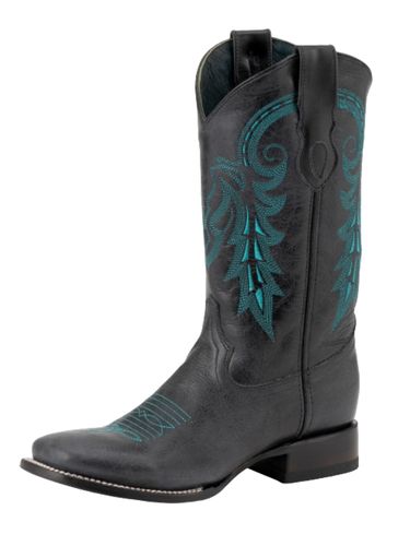 Men�s Ferrini Blaze Black Square Toe Boot 1329304