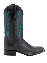 Men�s Ferrini Blaze Black Square Toe Boot 1329304