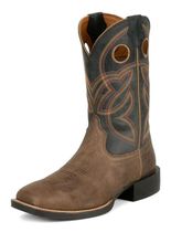 Men’s Justin Lubbock Distressed 11” Square Toe Boots SE7526