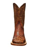 Men�s Stetson Handtooled Square Toe Boot 8861-4135