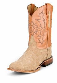 Mens Tony Lama Carlos 11" Full Quill Ostrich HE6267
