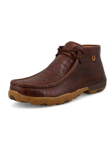 Mens Twisted X Caiman Ginger Chukka Driving Moc MDM0103