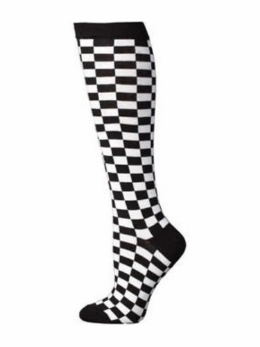 Boot Doctor Womens Checkerboard Over The Calf Socks 422762