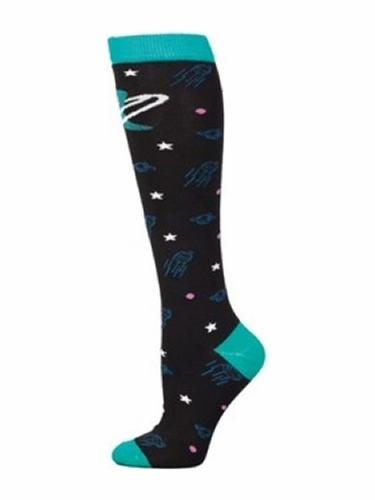 Boot Doctor Womens Cosmic Spaceship Socks 0422501